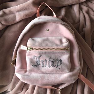 juicy couture velour mini backpack